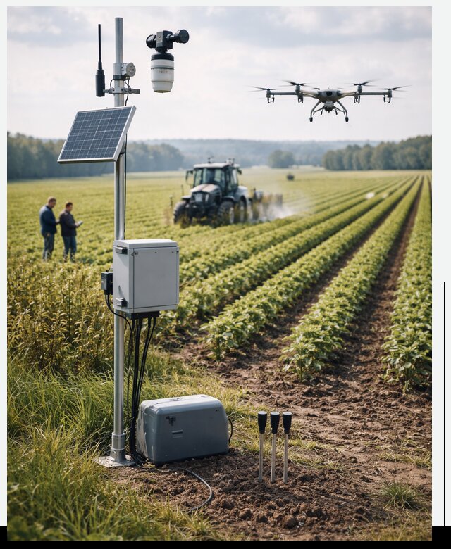 Разработка IoT мониторинга полей в Альметьевске от 8823 р. | АвикейЛьм